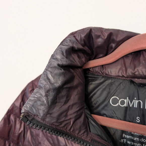 Calvin Klein Women's Quilted Jacket - Purple - Picture 3 of 12